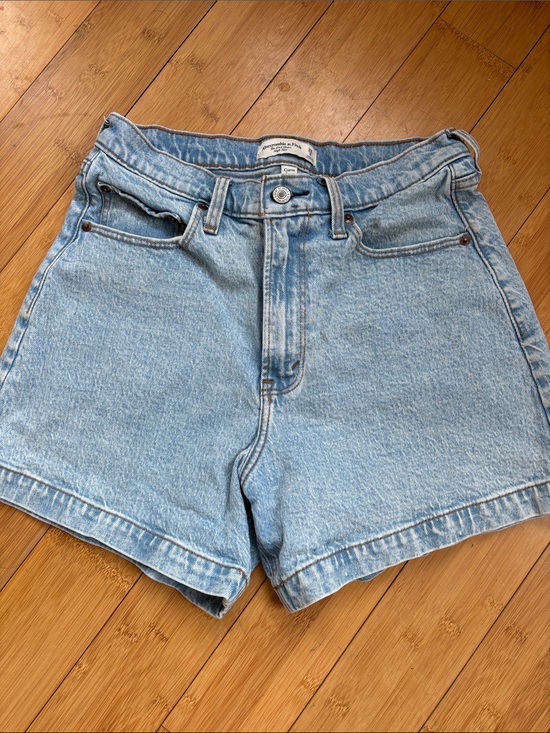 Abercrombie & Fitch Pants - Abercrombie & Fitch Light Wash High-Rise Jean Shorts